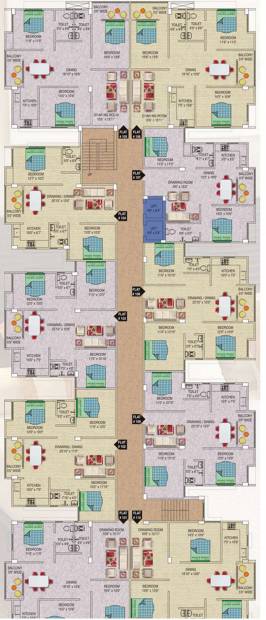  narayan-palace Block A Cluster Plan