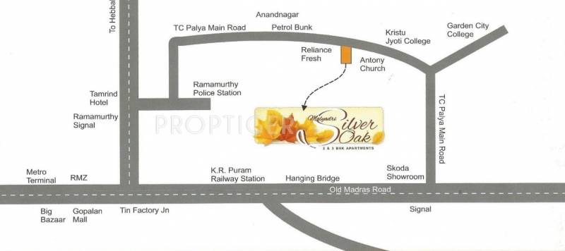 sree-malyadri-developer silver-oak Location Plan