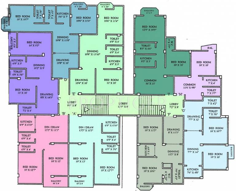 Images for Cluster Plan of Durga Neel Diganta Enclave