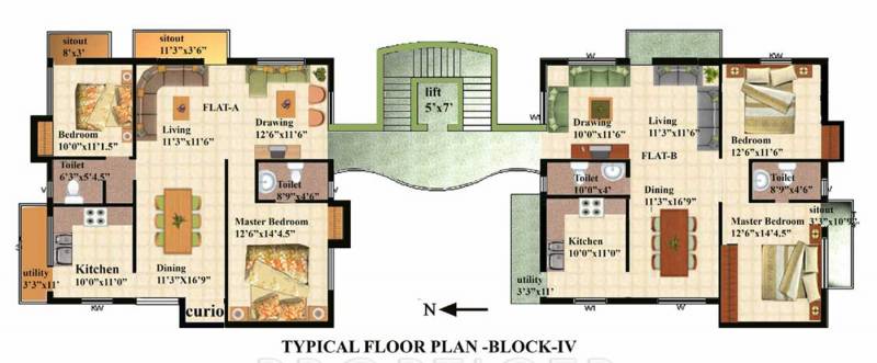 raga-foundation amrita Block 4 Cluster Plan