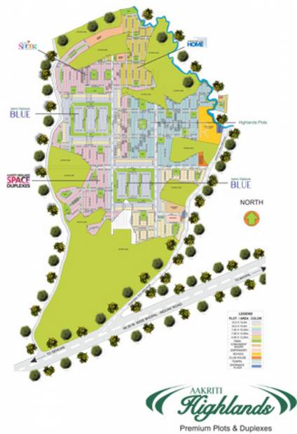 Images for Layout Plan of Aakriti Highlands Plots