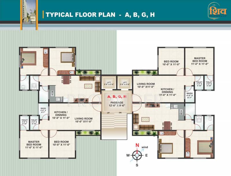  shiv-residency Images for Cluster Plan of Raghuvir Shiv Residency