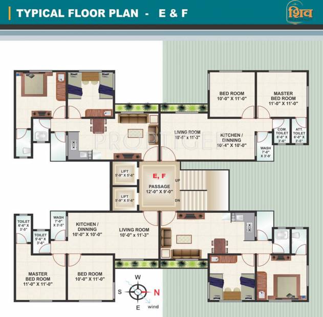  shiv-residency Images for Cluster Plan of Raghuvir Shiv Residency