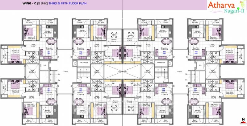  nagari Images for Cluster Plan of Atharva Nagari II