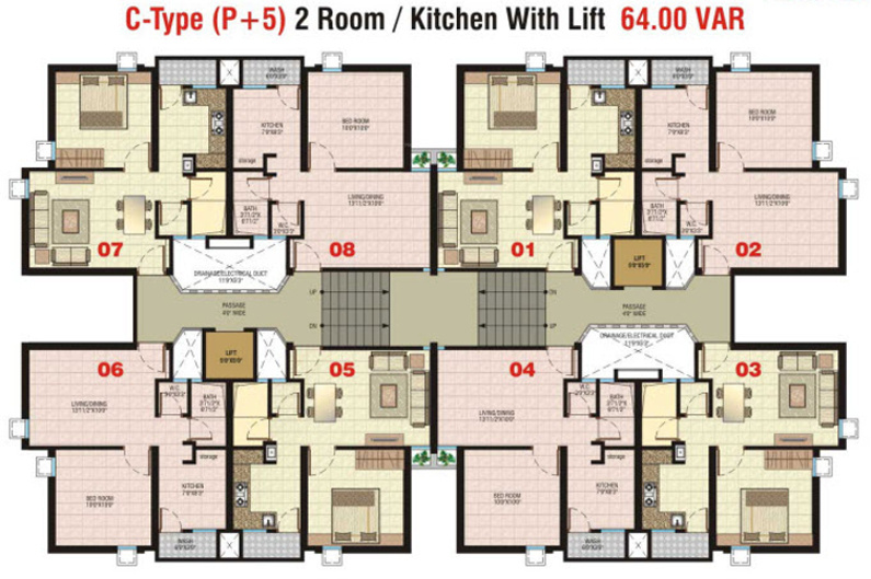 Images for Cluster Plan of Indiabulls Centrum