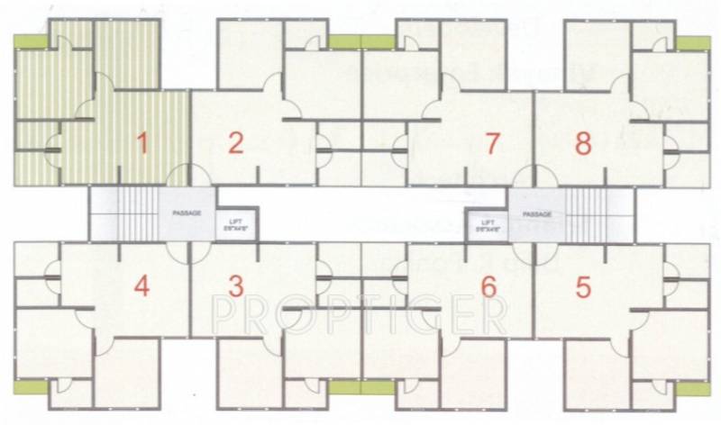  enclave Images for Cluster Plan of Vinayak Enclave