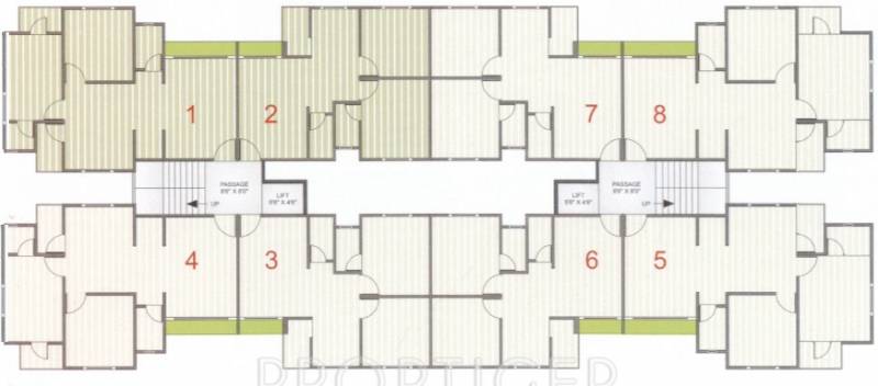  enclave Images for Cluster Plan of Vinayak Enclave