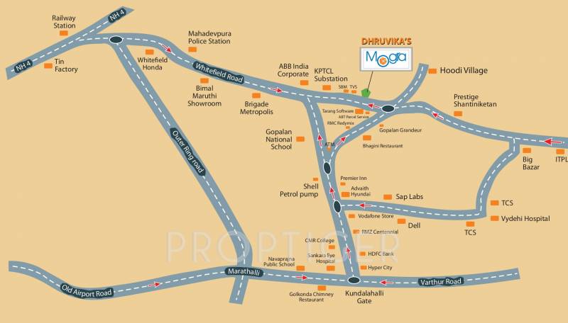 dhruvika-group mogra Location Plan
