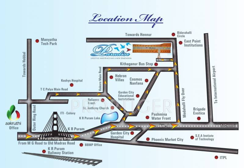Images for Location Plan of Aakruthi Paradise