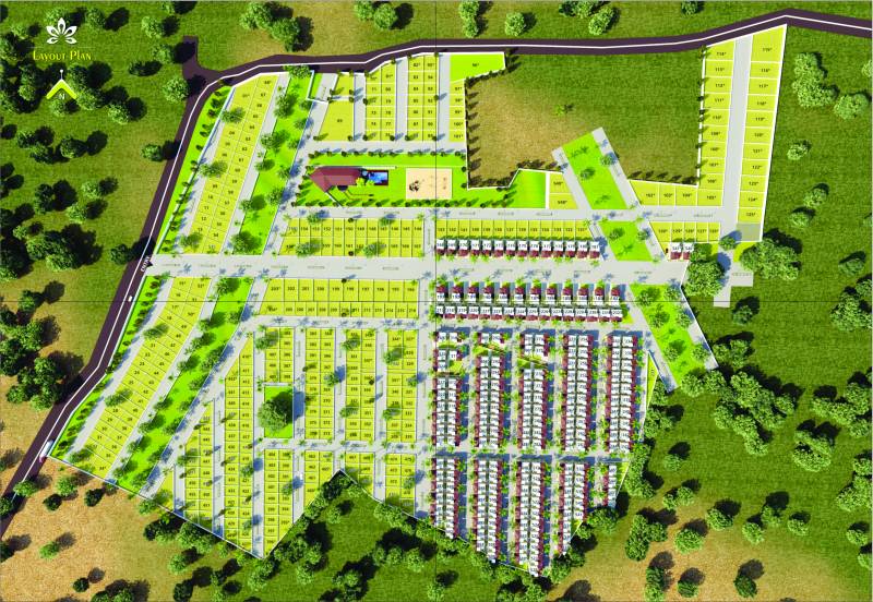 Images for Layout Plan of BSR Akruthi Green Woods