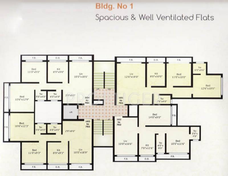 Images for Cluster Plan of Nine Global Heights