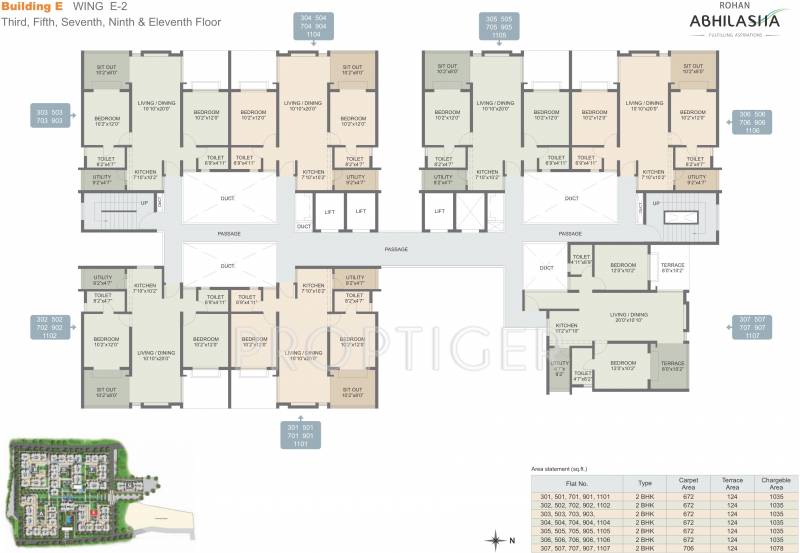  abhilasha Images for Cluster Plan of Rohan Abhilasha