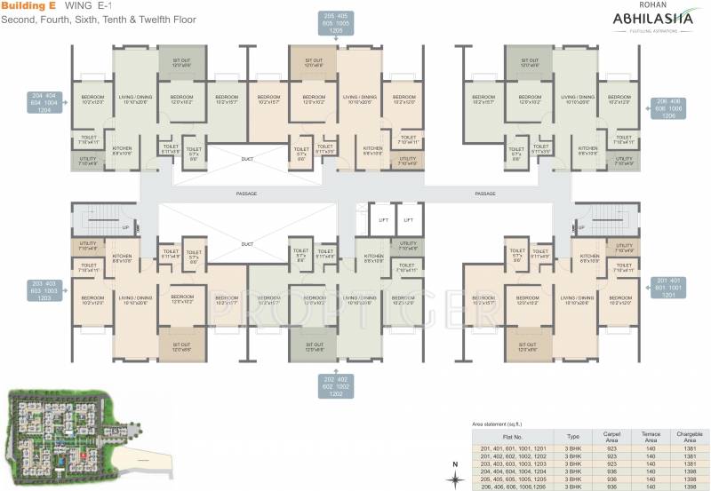  abhilasha Images for Cluster Plan of Rohan Abhilasha