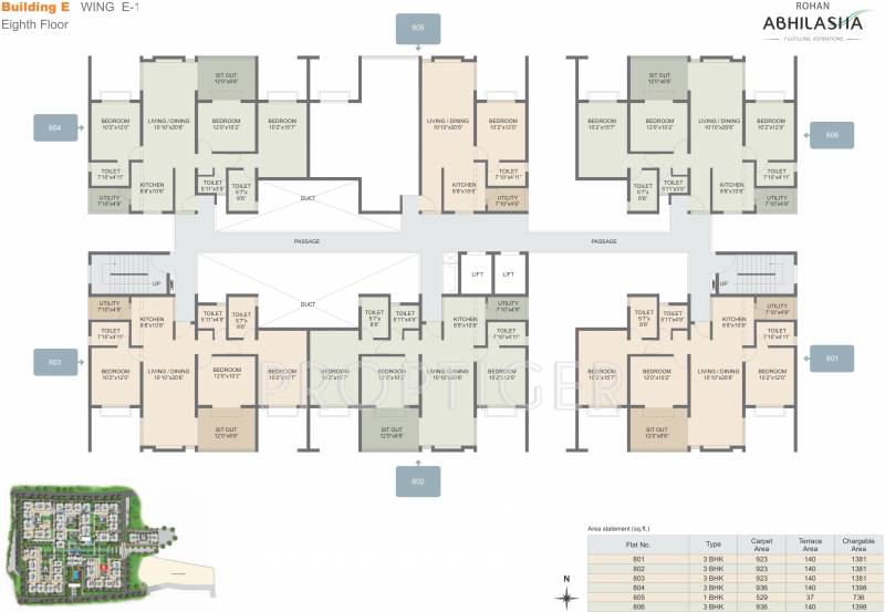  abhilasha Images for Cluster Plan of Rohan Abhilasha