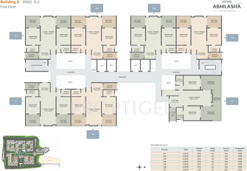  abhilasha Images for Cluster Plan of Rohan Abhilasha