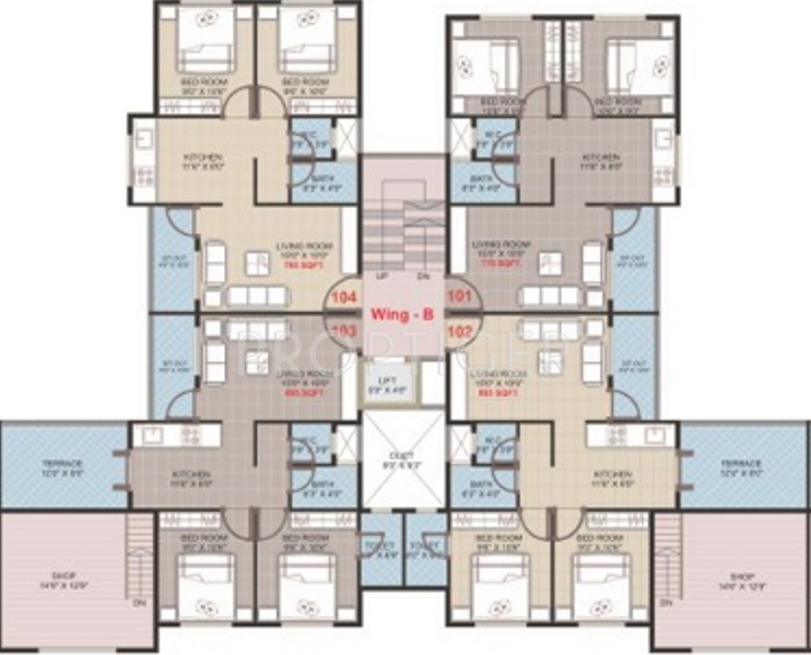 Images for Cluster Plan of Ozone Bishnoi Residency