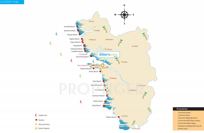  waters-edge Images for Location Plan of Salarpuria Sattva Waters Edge