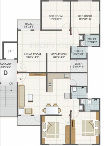 Images for Cluster Plan of Aaditya Residency
