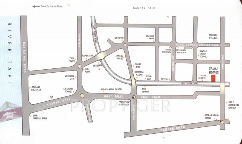 Images for Location Plan of Sarthak Salaj Homes