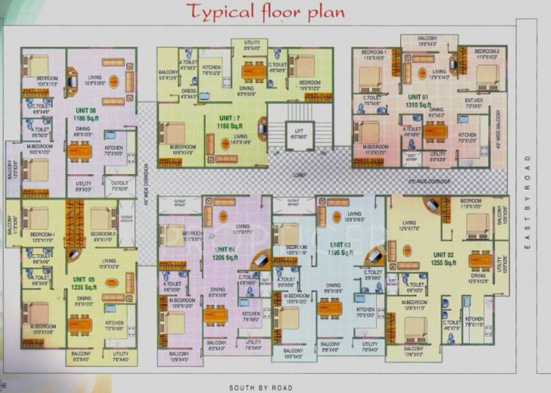 Images for Cluster Plan of SLV J M Residency