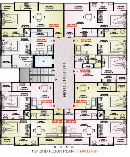 Images for Cluster Plan of Amit Ria Empire
