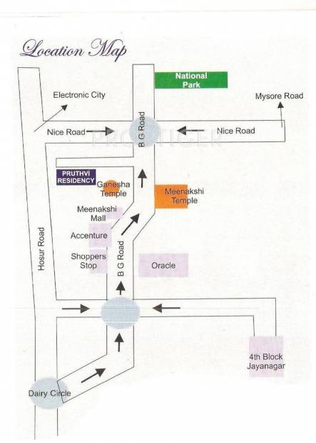 mahaghar-properties pruthvi-residency Location Plan