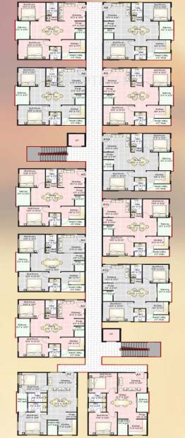  ramanasri-maples Images for Cluster Plan of SVS Constructions Ramanasri Maples