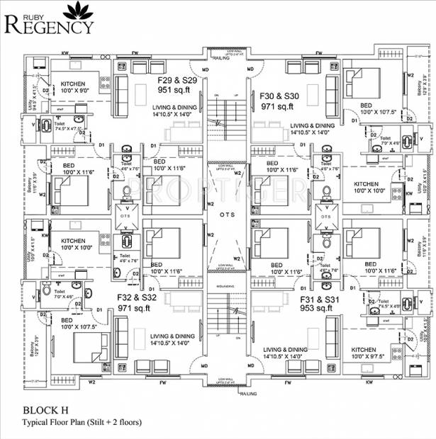 Images for Cluster Plan of Ruby Regency