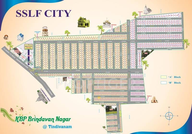 sree-sarabeswaraa-land-foundation brindhavan-nagar Layout Plan