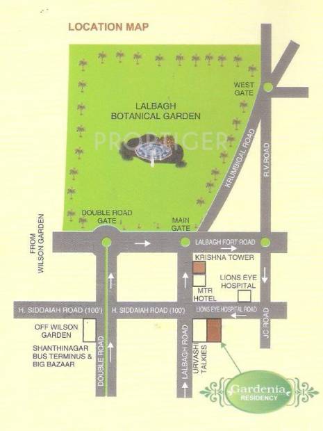 modern-builders-and-developers gardenia-residency Location Plan