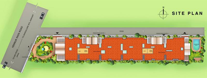 yashaswini-builder golden-meadows Site Plan