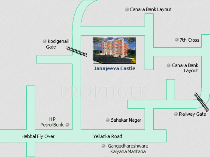  castle Location Plan