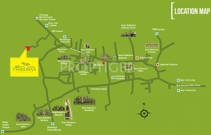 Images for Location Plan of Sree Daksha Vhridhaa Apartment