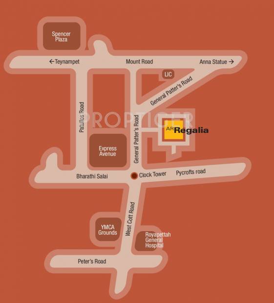  regalia Images for Location Plan of AR Estates Regalia