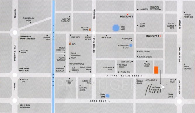 Images for Location Plan of Sahjanand Devkrupa Flora