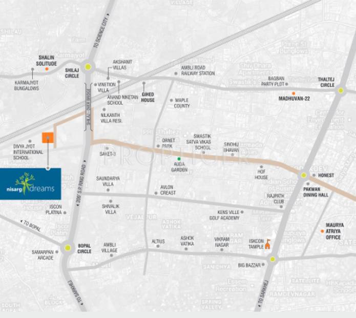 Images for Location Plan of Krish Developer Nisarg Dreams