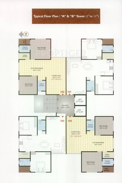 Images for Cluster Plan of Narayan Coral Heights