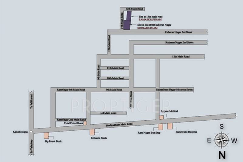 Images for Location Plan of AV Constructions Samaskrutham