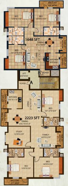 cicc-builders stoneridge Stoneridge  Cluster Plan from 1st to 4th Floor