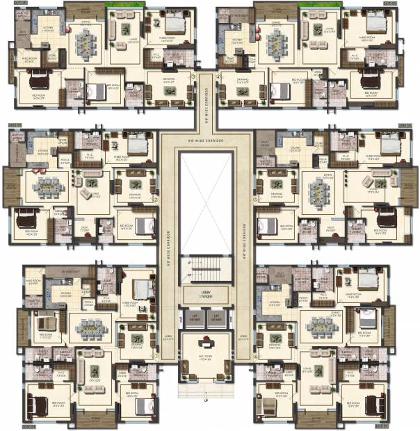  white-house-celestia Images for Cluster Plan of Annapurna White House Celestia