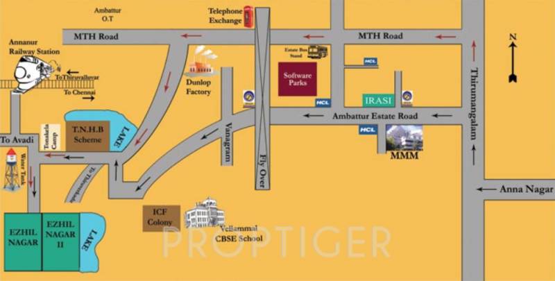 Images for Location Plan of Irasi Ezhil Nagar Phase 2
