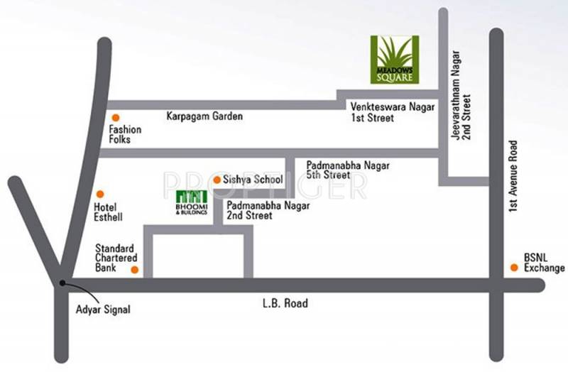Images for Location Plan of Bhoomi and Buildings Meadows Square