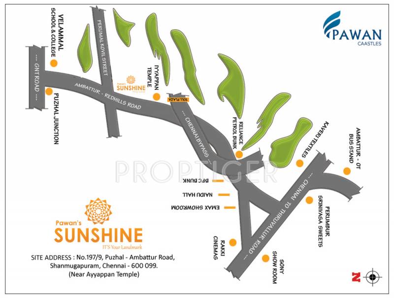  sunshine Images for Location Plan of Pawan Sunshine