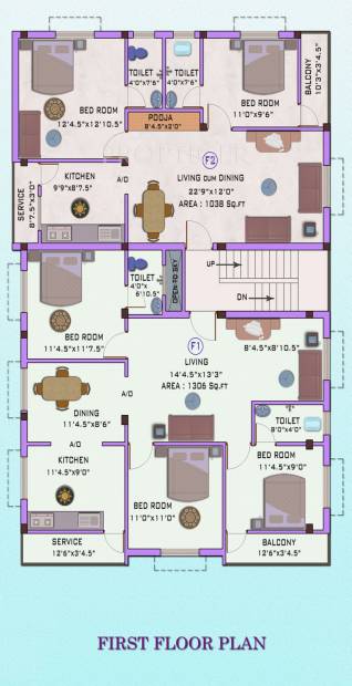 Images for Cluster Plan of Naveen Amutha Park