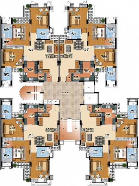  rustle-court Images for Cluster Plan of MI Rustle Court