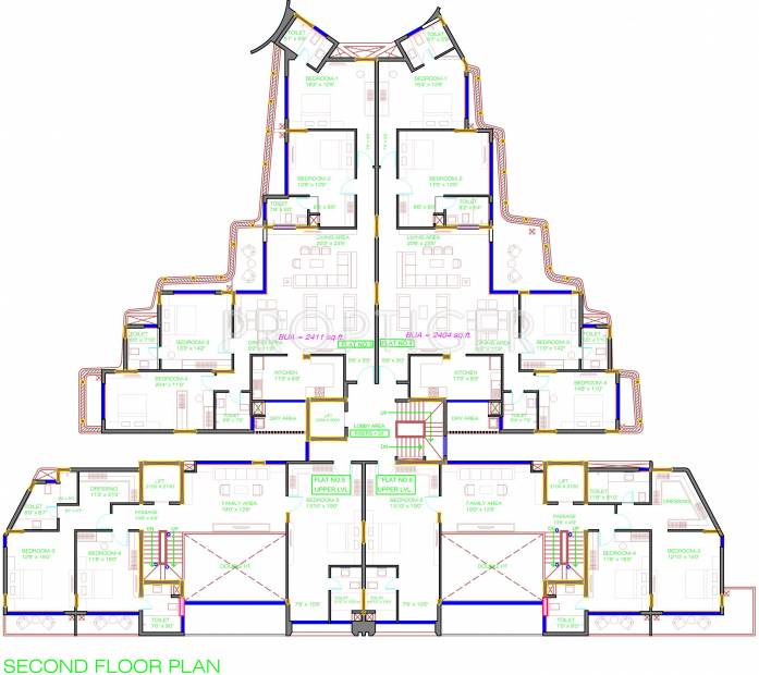  the-crest The Crest Cluster Plan for 2nd Floor