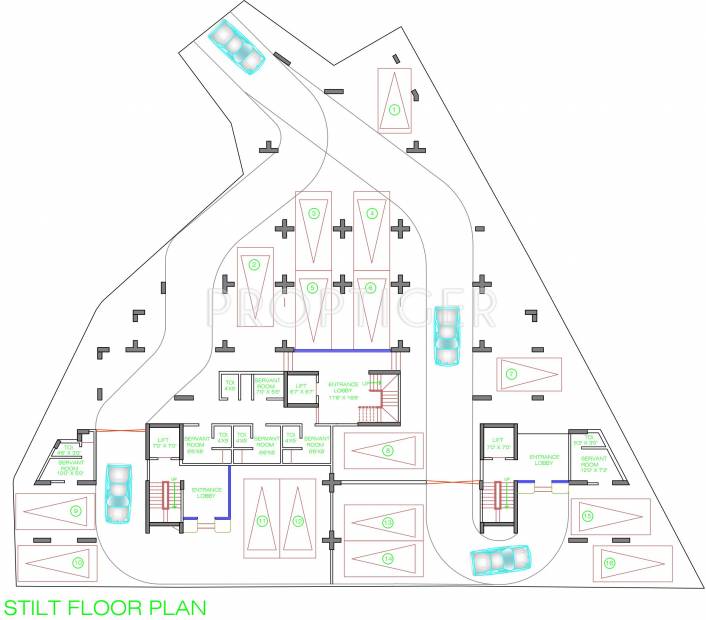  the-crest The Crest Cluster Plan for Stilt Floor