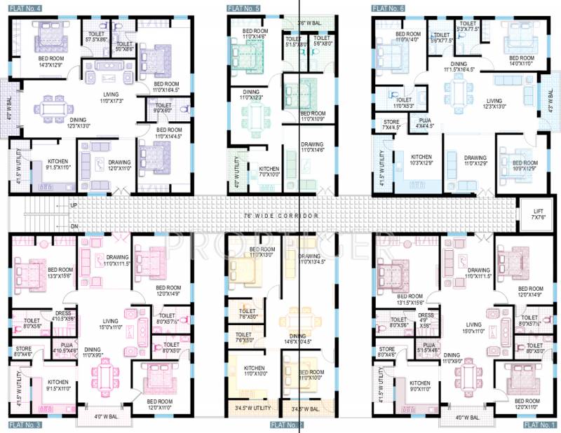 Images for Cluster Plan of Fortune Kumkum Heights