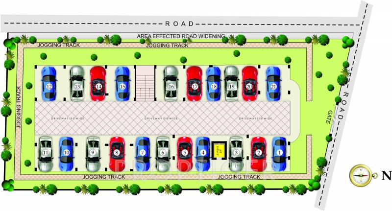  krishna-dhaam Images for Cluster Plan of Sri Krishna Builders Krishna Dhaam