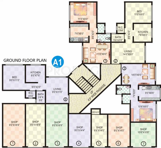 Images for Cluster Plan of Ajay Raj Complex
